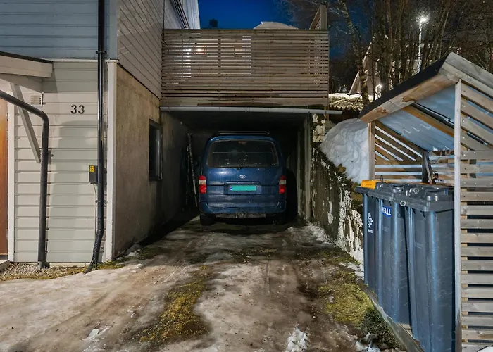 With A View And Parking Lägenhet Tromsø